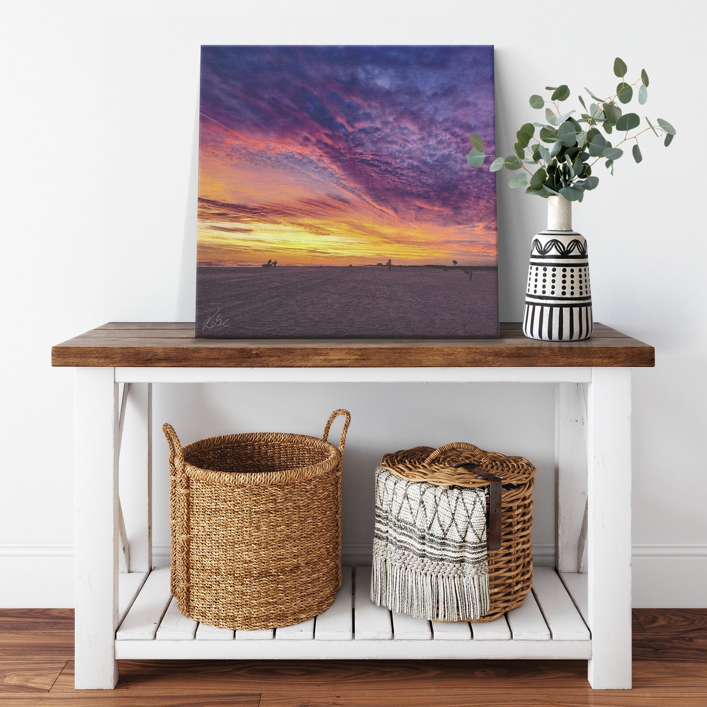 Gulf Shores Sunset - Purple Haze - Canvas Photo Wrap