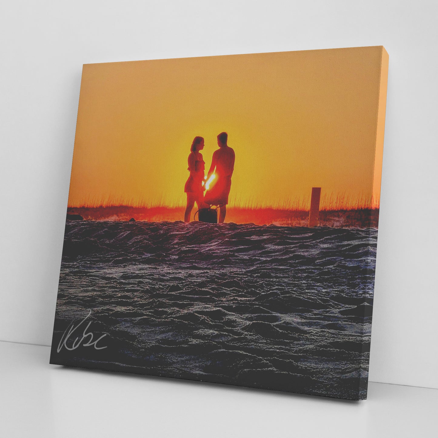 Gulf Shores Love - Canvas Photo Wrap