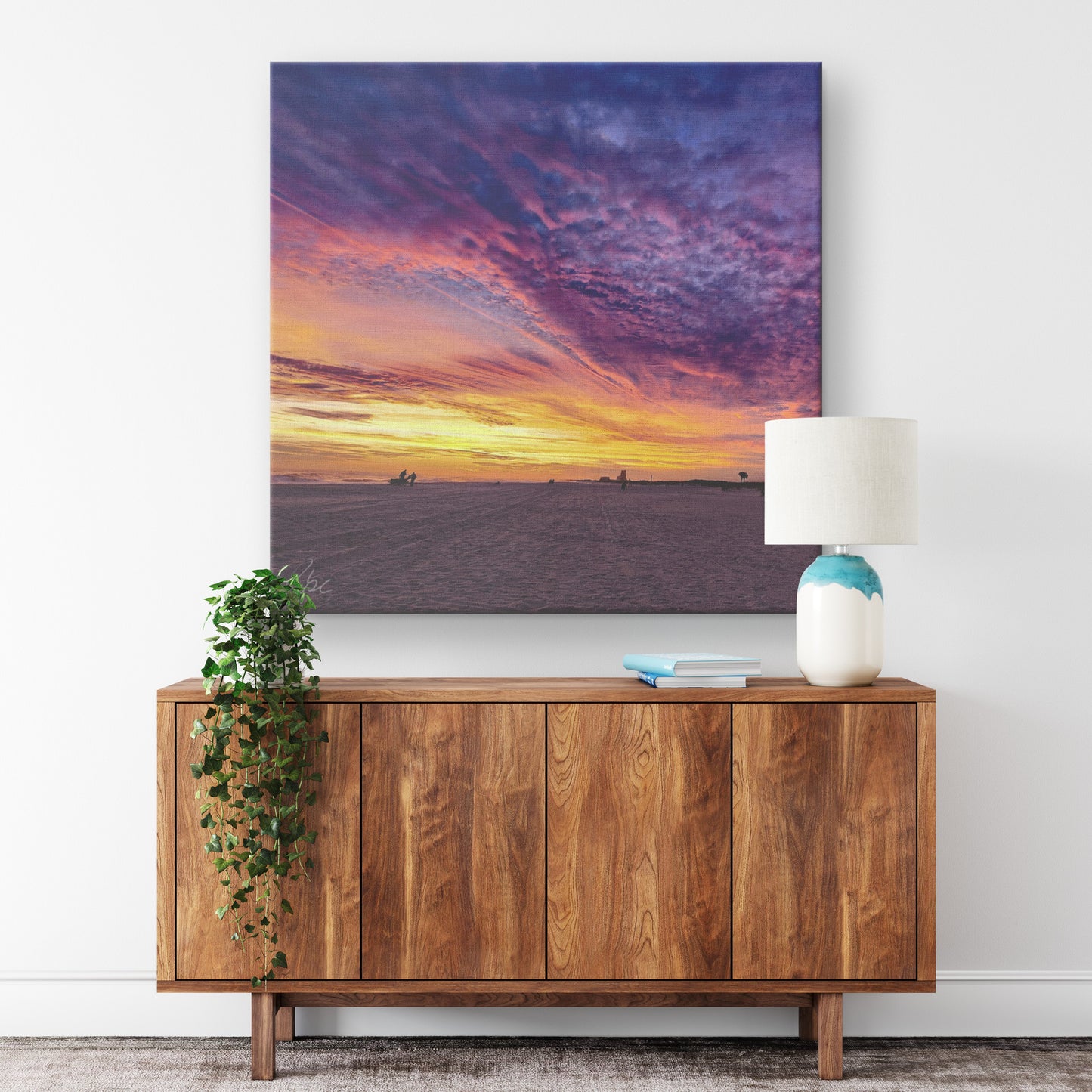 Gulf Shores Sunset - Purple Haze - Canvas Photo Wrap