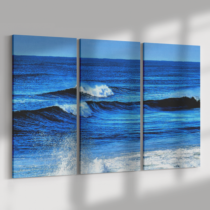Hurricane Idalia Surf - 3 Canvas Photo Set