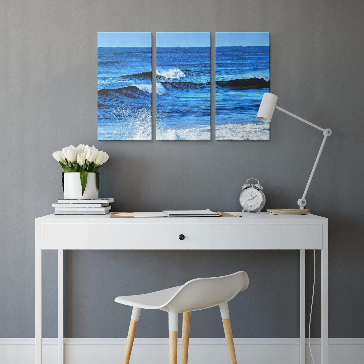 Hurricane Idalia Surf - 3 Canvas Photo Set