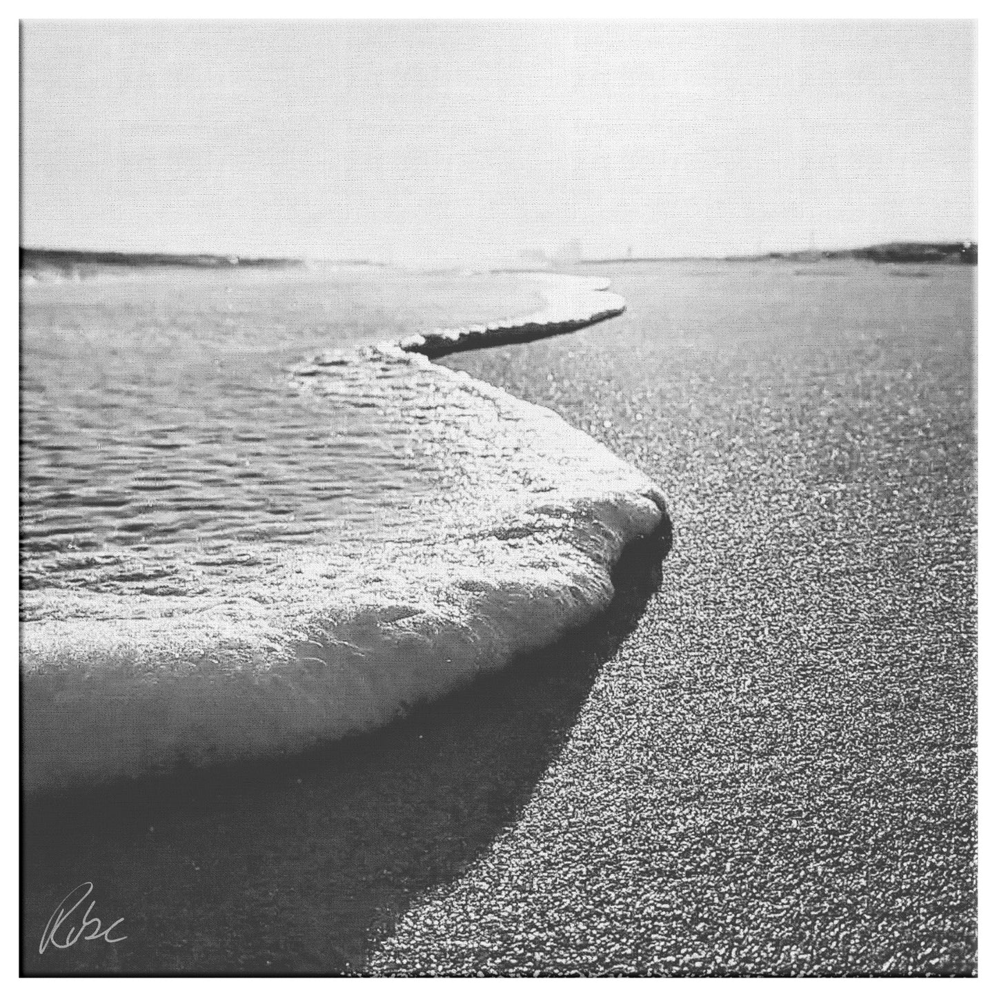 Sea Foam - Canvas Photo Wrap