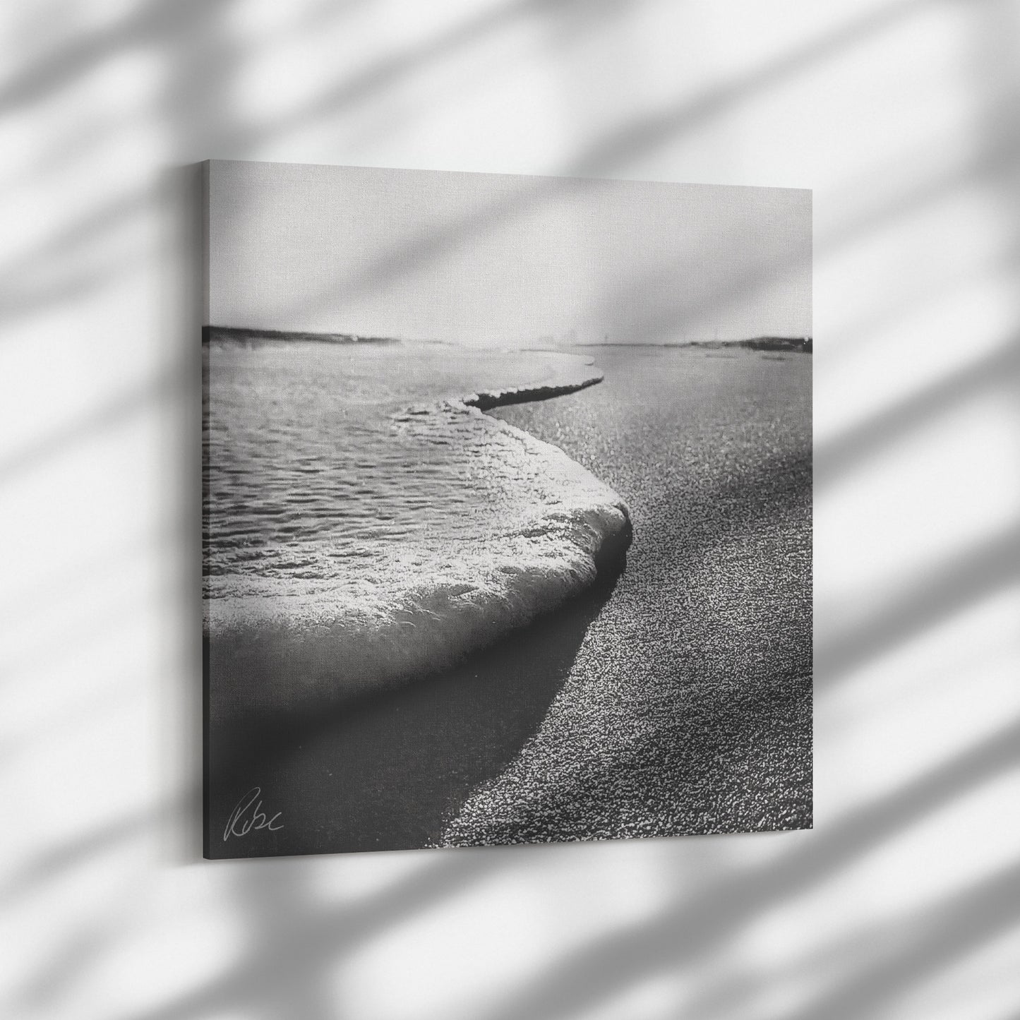 Sea Foam - Canvas Photo Wrap