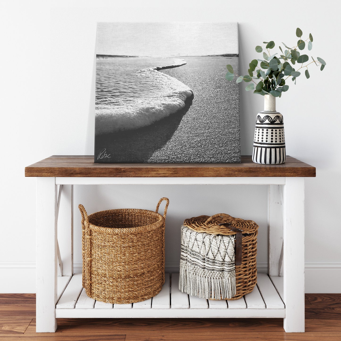 Sea Foam - Canvas Photo Wrap