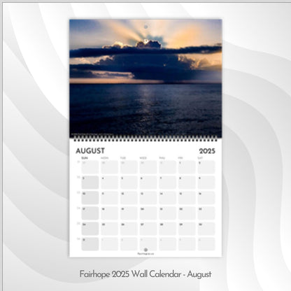 Fairhope 2025 Wall Calendar - 12 Month Coastal Nature Photography Collection