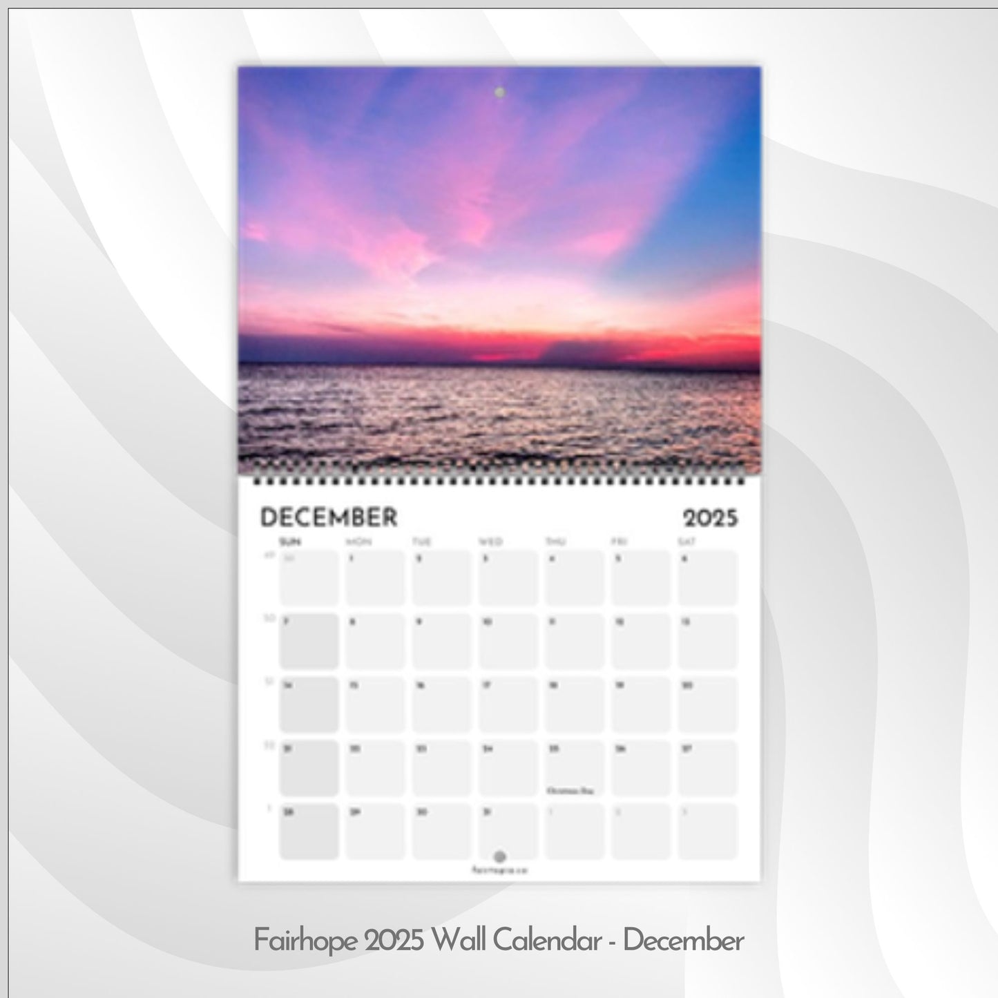 Fairhope 2025 Wall Calendar - 12 Month Coastal Nature Photography Collection