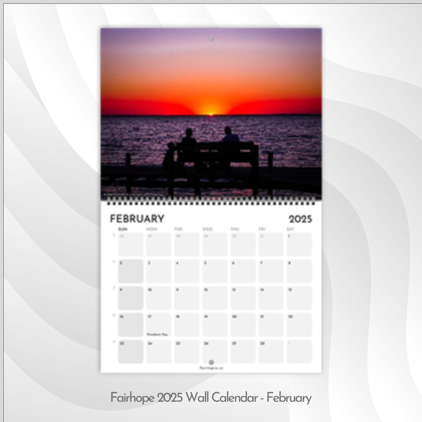 Fairhope 2025 Wall Calendar - 12 Month Coastal Nature Photography Collection