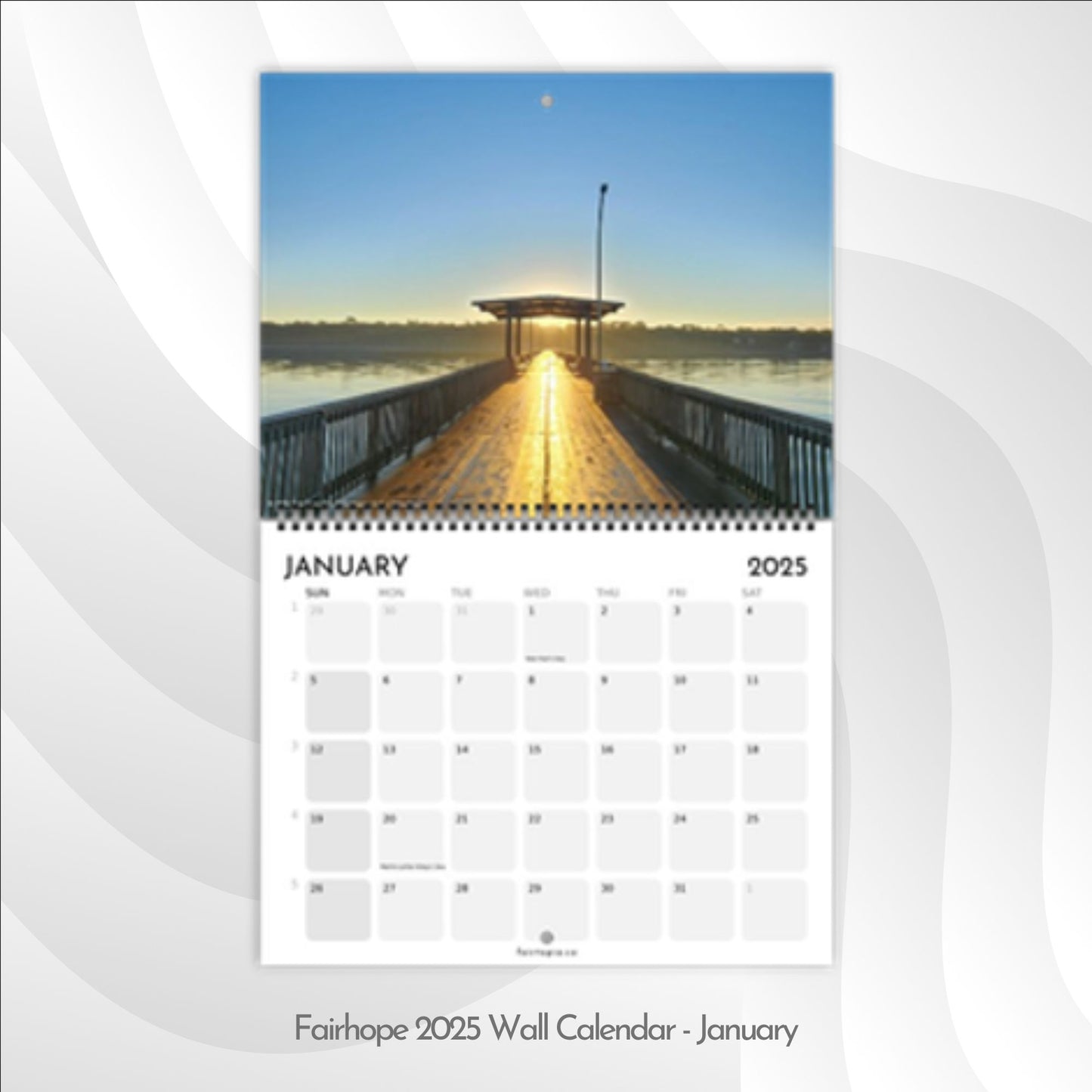 Fairhope 2025 Wall Calendar - 12 Month Coastal Nature Photography Collection