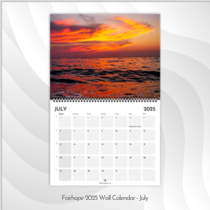 Fairhope 2025 Wall Calendar - 12 Month Coastal Nature Photography Collection