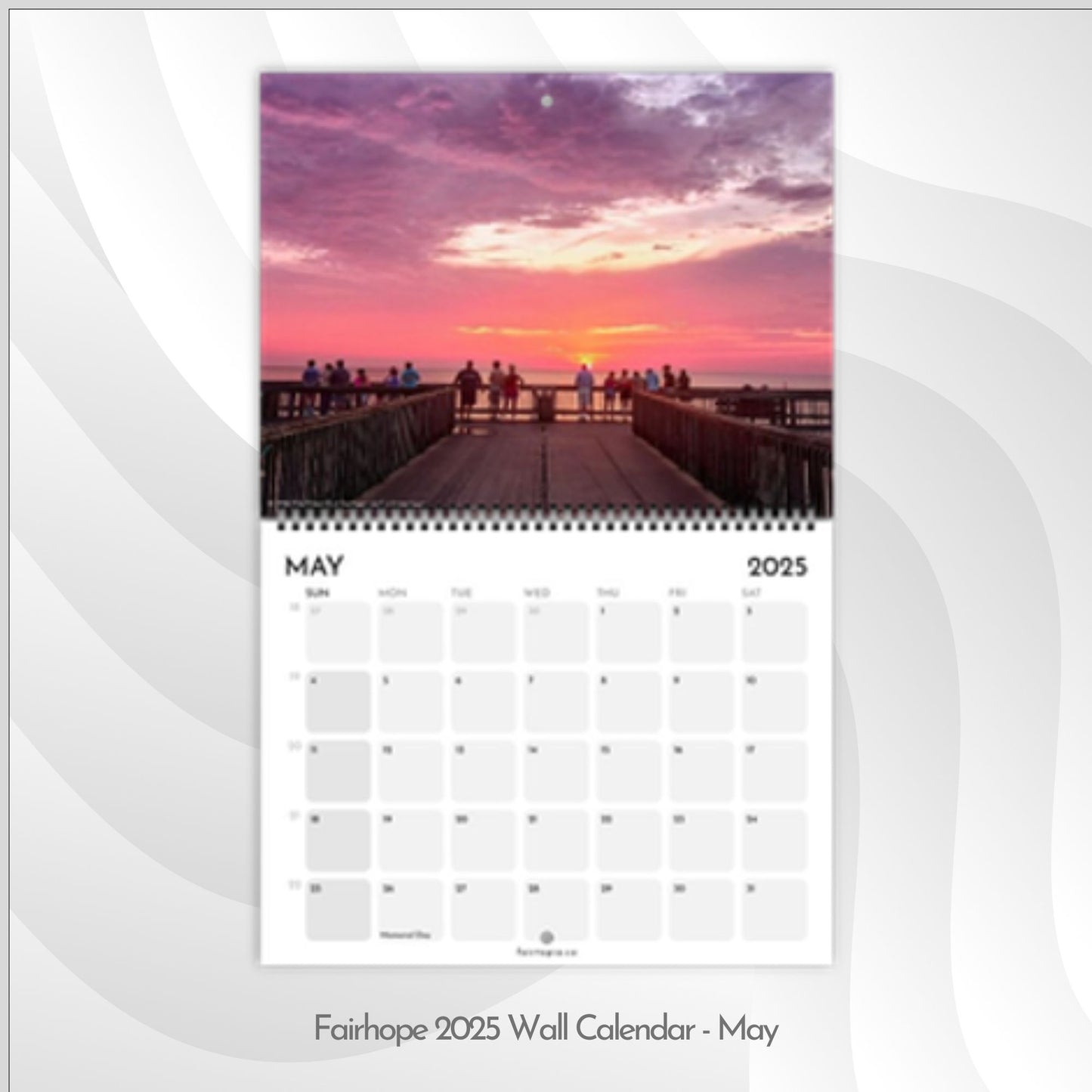 Fairhope 2025 Wall Calendar - 12 Month Coastal Nature Photography Collection