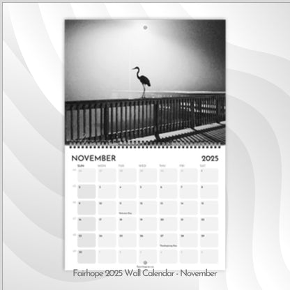 Fairhope 2025 Wall Calendar - 12 Month Coastal Nature Photography Collection