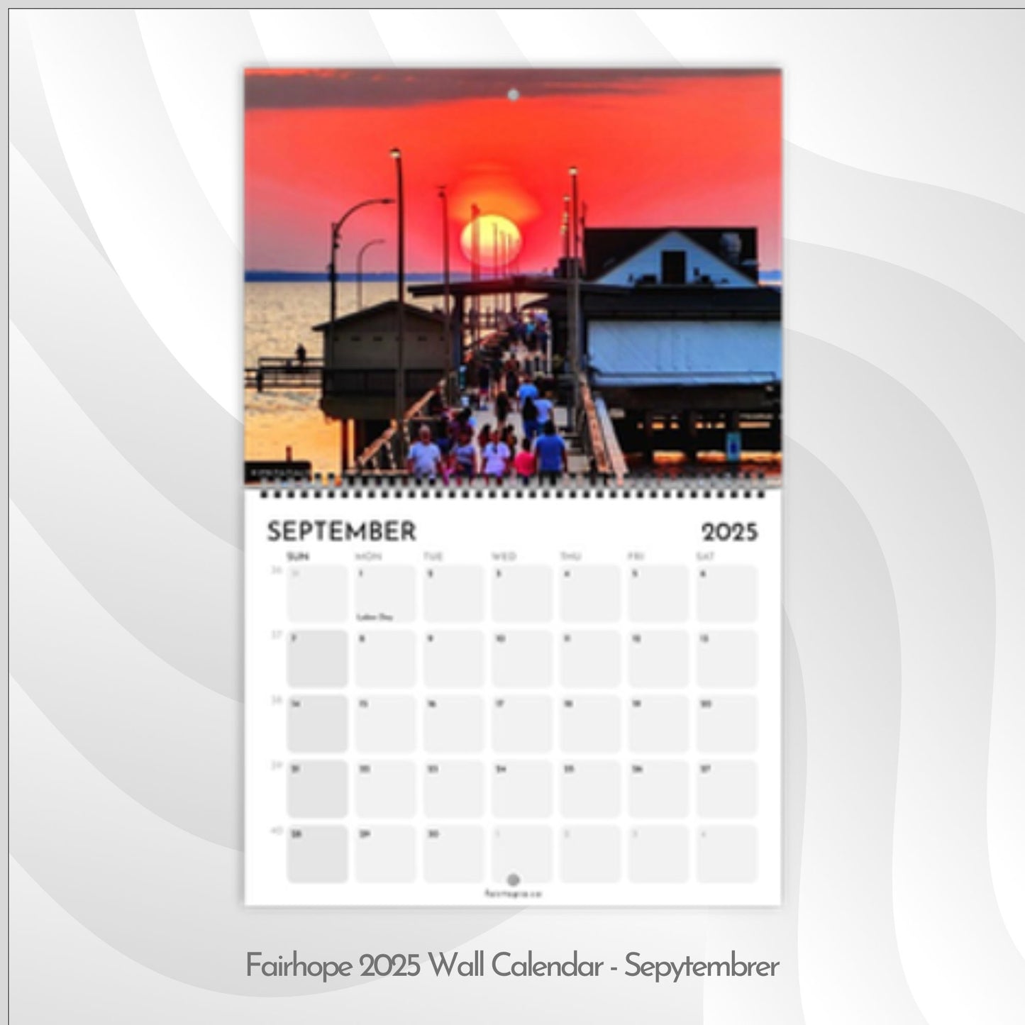 Fairhope 2025 Wall Calendar - 12 Month Coastal Nature Photography Collection